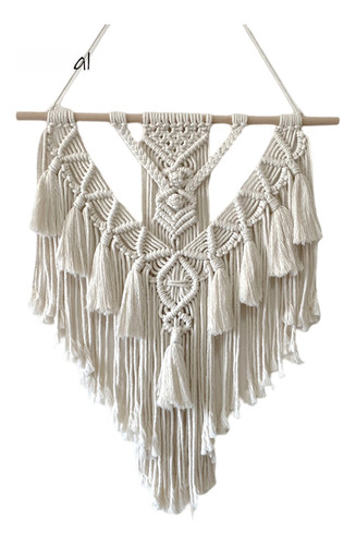 5004 Varas 5570cm Tapiz Bohemio Macramé Con Borlas