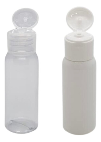 Envase Botella 30cc Pvc Tapa Flip Top - Pack X10 U