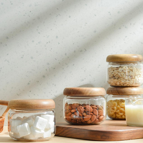Frascos De Almacenamiento De Vidrio Pequeños Con Tapas De