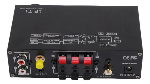 Amplificador Digital Hifi Con Subwoofer Estéreo 5.1 De 2.1 C