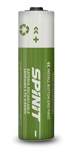 Imagen 3 de 4 de Pila Batería Recargable 18650 Spinit 2800mah 3.7v En Palermo