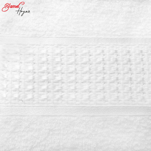 Toalla De Baño 100% Algodón. Lujosa Cenefa. Kit Con 2 Pzas