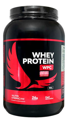 Whey Isolate Pote 900g Isolate Wpc Nutri American Sabor Chocolate