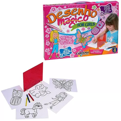 Espelho Mágico Brinquedo Infantil Desenho Pintar Colorir em Promoção na  Americanas