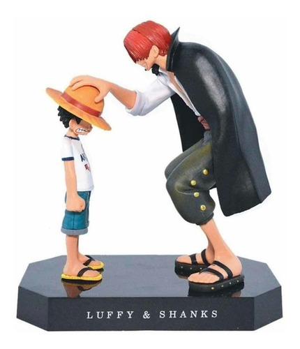 Figura Luffy Y Shanks - One Piece Excelente