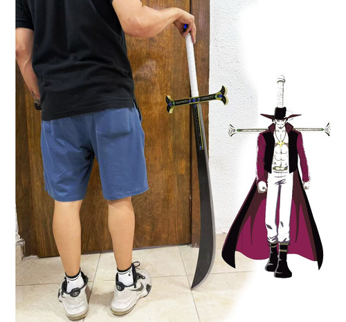 Espada Yoru De Dracule Mihawk - Réplica De Acero Decorativo