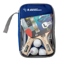 Comprar Set Ping Pong 2 Paletas 2* + Red Soportes 3 Pelotas Y Funda