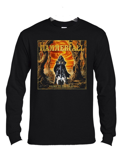 Polera Ml Hammerfall Glory To 20y Aniv Ed Metal Abominatron