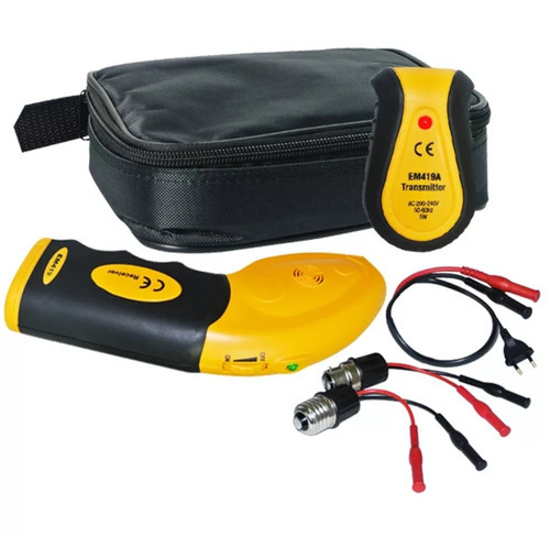 Detector de circuito eléctrico EM419a, cables, disyuntor 110v