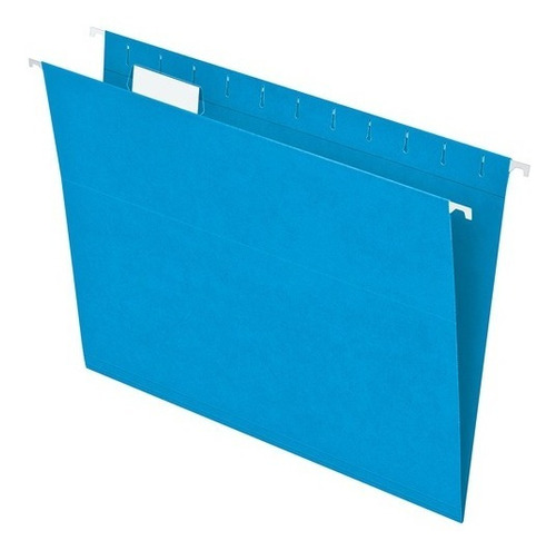 Folder Papel Carta Pendaflex Tipo Colgante Color Azul C/25 P