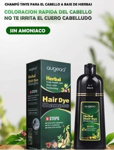 Shampoo Tinte 3 En 1 Cubre Canas