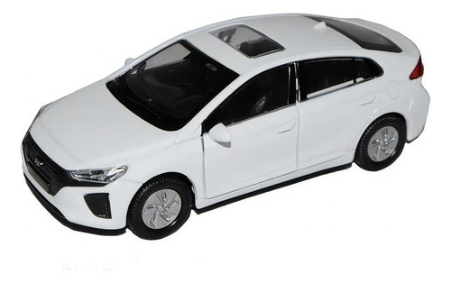 Auto Hyundai Ioniq Escala 1:36 Colección Welly - Del Tomate Color Agua