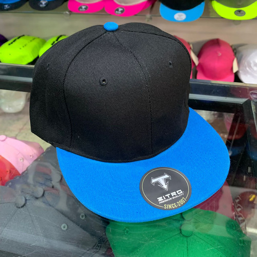 Gorras Planas Acrílicas Bicolor 