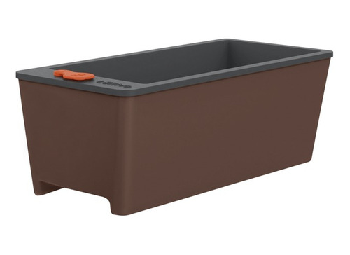 Maceta Autorriego Jardin Polipropileno Marron Tramontina 12l