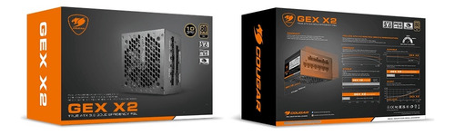 Fuente Cougar Gex X2 1000 80 Plus Gold Atx 3.0