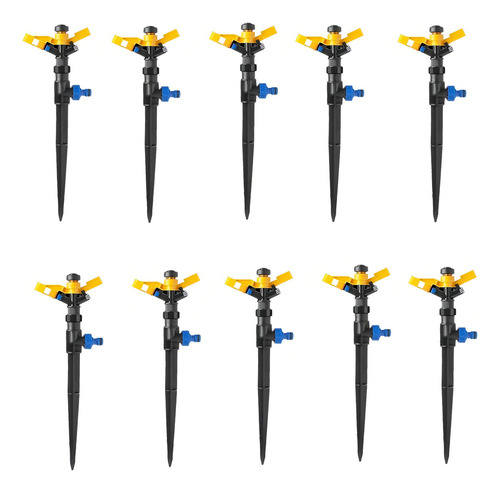 Aspersor Agrícola Agrojet Mini 3,0mm C/ Haste C/10 Unidades