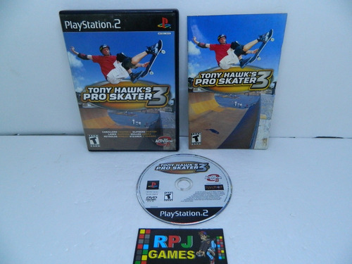 Imagem 1 de 8 de Tony Hawk´s Pro Skater 3 Original Completa P/ Ps2 - Loja Rj
