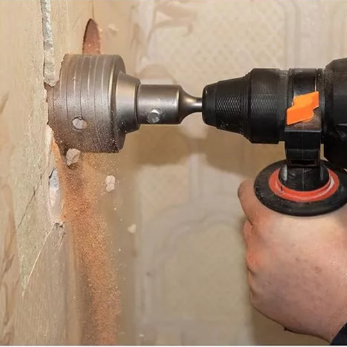 Sierra Copa Diamantada 65 Mm Para Concreto Hormigon Mas Guia