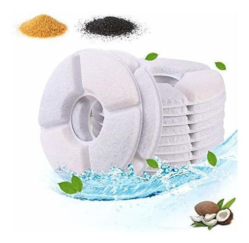 Filtros De Fuente De Agua Para Gatos, Yuesuo, Paquete De 12,