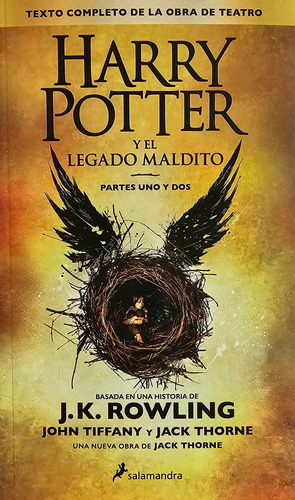 Harry Potter 8 Y El Legado Maldito Obra De Teatro Jk Rowling