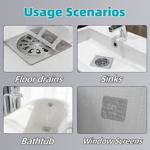 30 Calcomanías Desechables Para Drenaje De Cabello Para Baño