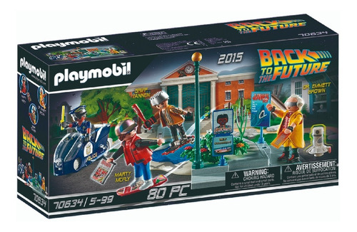 Playmobil 70634 Volver Al Futuro 2 Persecucion Monopatin C