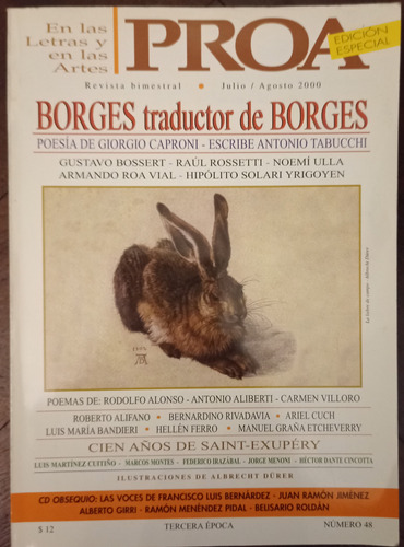  Borges Traductor De Borges - Revista Proa Nº 48 - Año 2000
