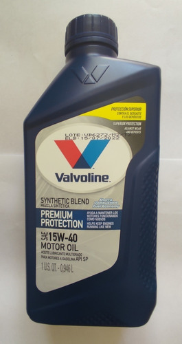 Aceite Semisintético 15w40 Valvoline