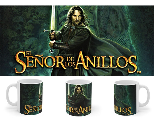 Rnm-0432 Taza Tazon El Señor De Los Anillos Lord Of The Ring