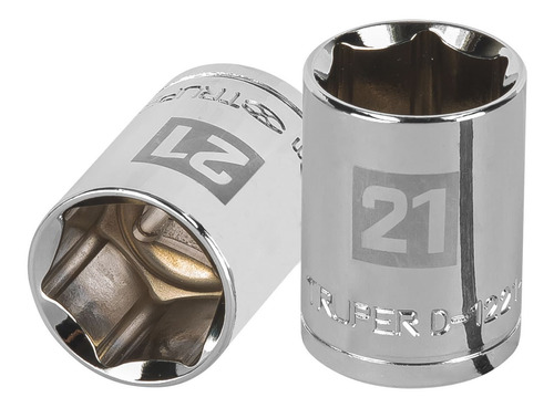 Dado 6 Puntas Cuadro 1/2 De 21mm Truper 13271