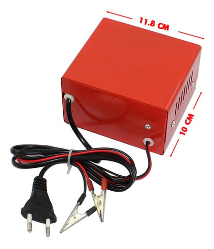 Imagen 2 de 6 de Cargador De Bateria Auto Moto Cuatri 12v 6v 10 Amp