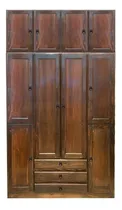 Comprar Ropero Placard Con Alzada 10 Puertas Madera Maciza Lustrados