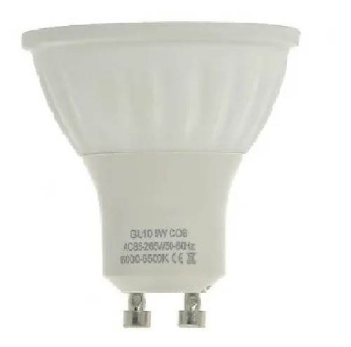 Lâmpada Led Dicroica Gu10 5w Bivolt Branco Quente Ou Frio