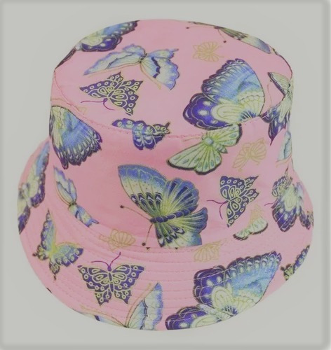 Imagem 3 de 3 de Chapéu Boné Bucket Balde Pescado Estampa Linda De Borboletas