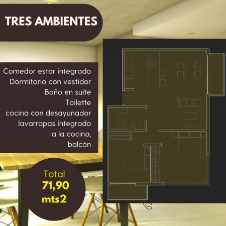 Imagen 24 de 24 de Departamento Tres Ambientes, A Estrenar!! (villa Lugano) Murguiondo 3899
