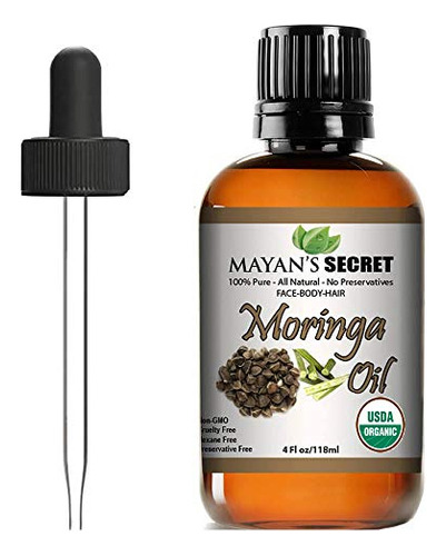 Aceite Energético De Moringa Orgánico 100% Aceite De Semilla