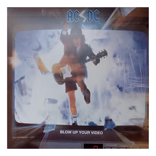 AC/DC Blow Up Your Video 50th Anniversary Gold Lp Vinyl Versão do álbum de edição limitada