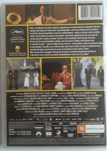 Dvd - A Grande Beleza (Usado)