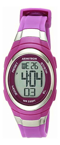 Armitron Sport Reloj Digital Para Mujer Con Cronógrafo,