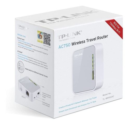 Mini Router De Viaje Portátil Inalámbrico Tp-link Ac750