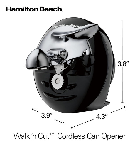 Abrelatas Eléctrico Hamilton Beach Walk N Cut Para Cocina, U