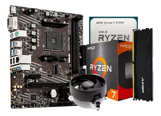 Kit Upgrade Amd Ryzen 7 5700g + Placa A520m Msi + 16gb Ddr4