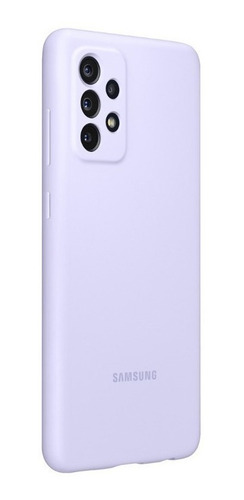 Case Samsung Silicone Cover Para Galaxy A72 Lavanda