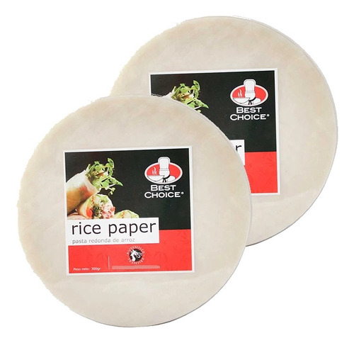 Papel De Arroz 22 Cm 300g X 2 - Unidad a $724