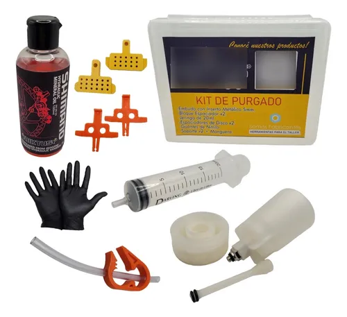 Kit Purgado Frenos Hidráulicos 100ml Aceite Mineral Shimano