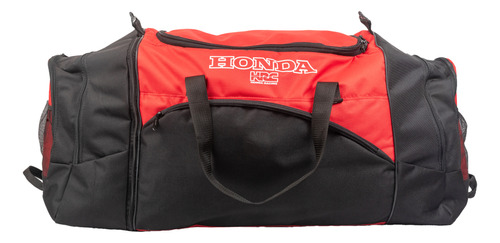 Bolso Enduro Motocross Con Mochila Honda Rojo Acme