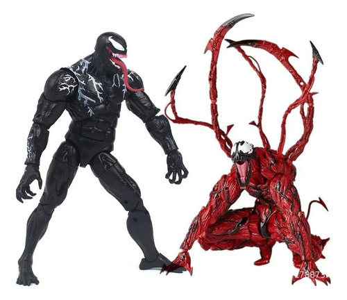Paquete De 2 Figuras Venom Extraordinary Carnage Spider-man.