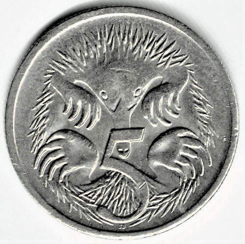 Moneda  De  Australia  5  Cents  2001