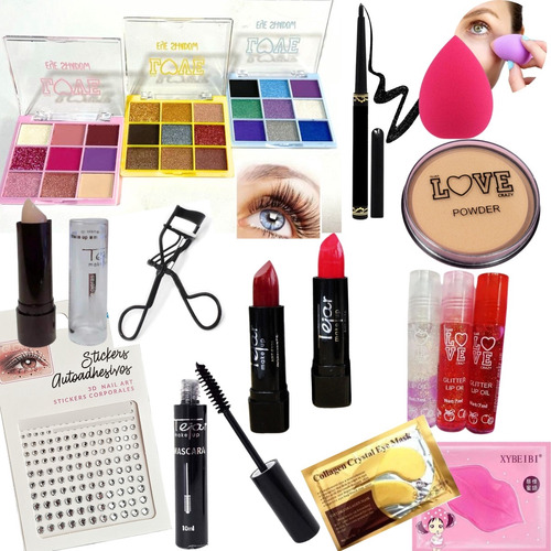 Kit Maquillaje Juvenil Adolescentes Set Regalo Navidad Nenas