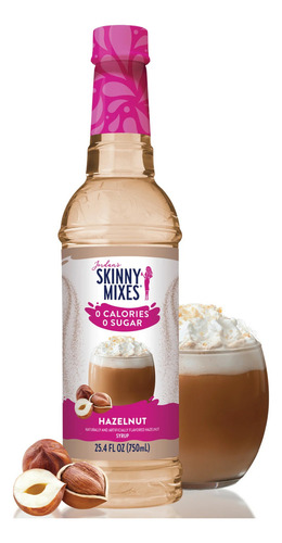 Jordan's Skinny Syrups Avellana Jarabe Para Cafe Sin Azúcar